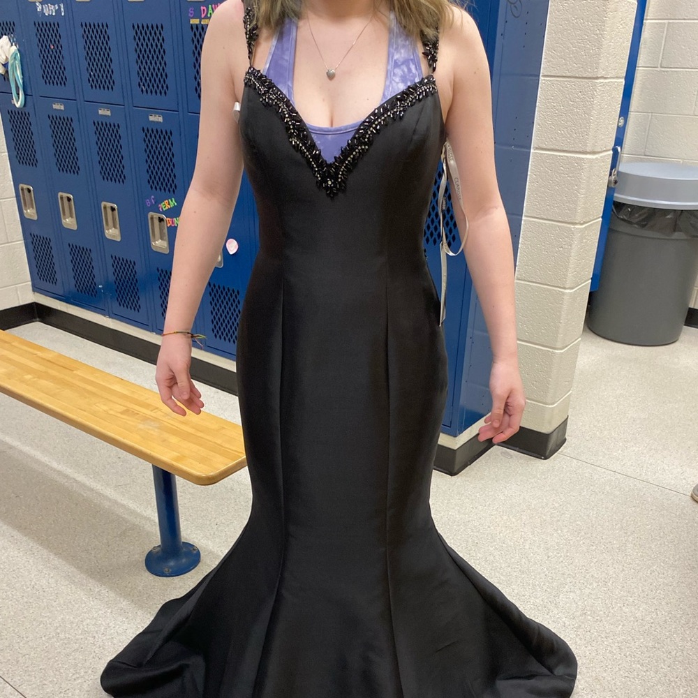 Black Mermaid Prom dress